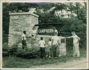 Camp Kern Sign History